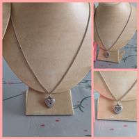 Collier neuf Coeur 💔2 paire de boucles d`oreilles  🌟 3set